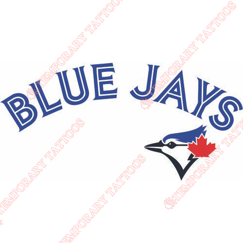 Toronto Blue Jays Customize Temporary Tattoos Stickers NO.2006